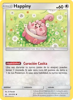 Happiny, Vínculos Indestructibles Nº 161 Normal