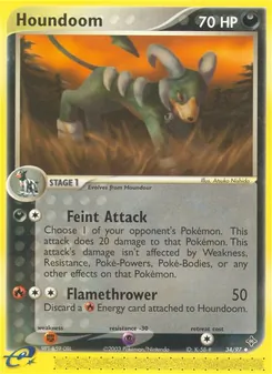 Houndoom, Dragon Nº 34 Normal