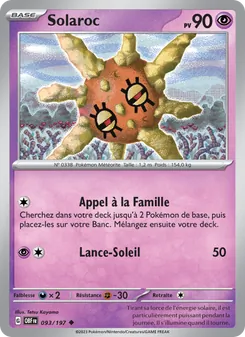 Solaroc, Flammes Obsidiennes Nº 093 Normal