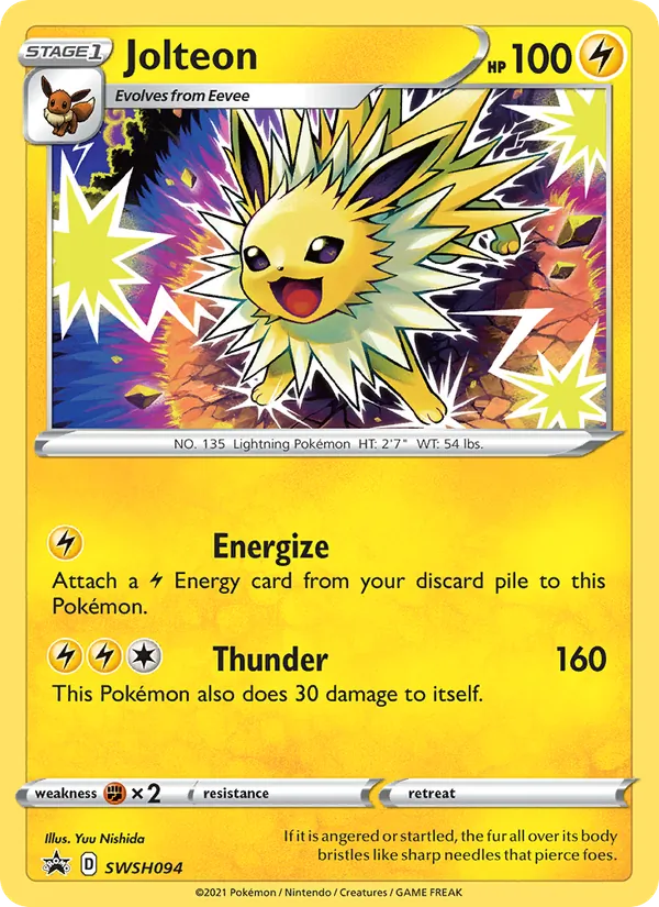 Jolteon, SWSH Black Star Promos No. SWSH094