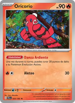 Oricorio, Evoluciones en Paldea No. 033 Holo
