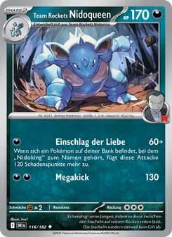 Team Rockets Nidoqueen, Ewige Rivalen No. 116 Normal