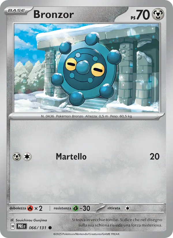 Bronzor, Evoluzioni Prismatiche Nº 066