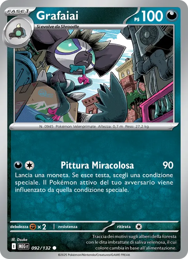 Grafaiai, Megaevoluzione Nº 092