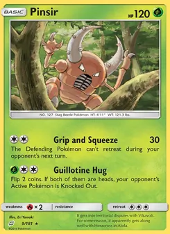 Pinsir, Team Up No. 9