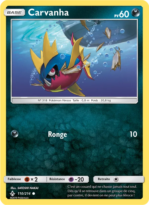 Carvanha, Alliance Infaillible Nº 110
