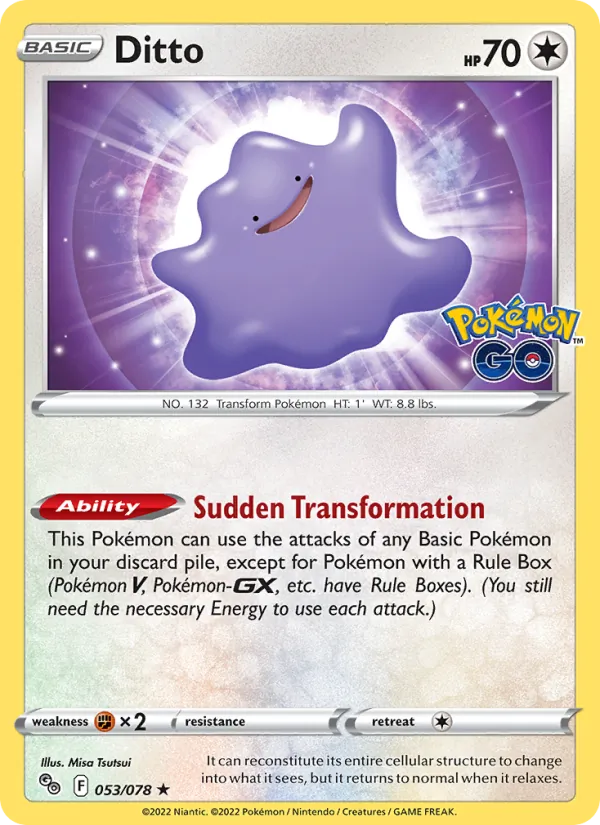 Ditto, Pokémon GO No. 053
