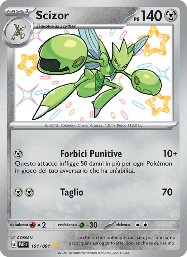 Scizor, Destino di Paldea No. 191
