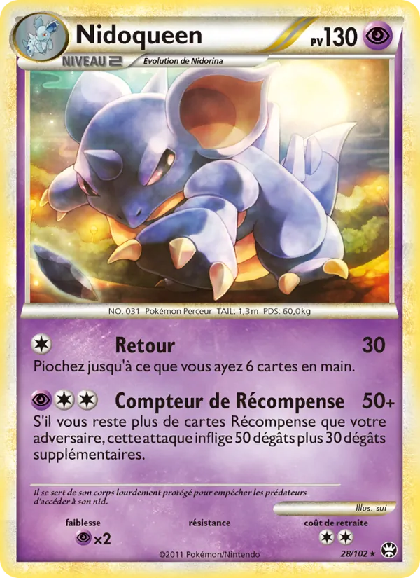 Nidoqueen, Triomphant Nº 28