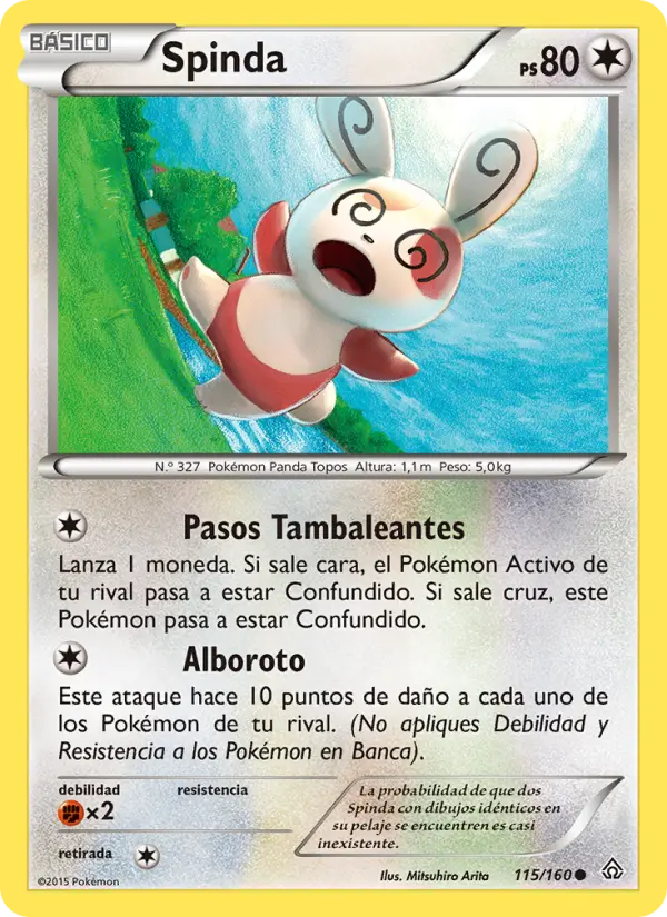 Spinda, Duelos Primigenios Nº 115