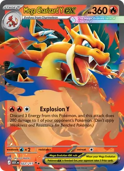 Mega Charizard Y ex, Ascended Heroes No. 022 Holo