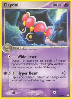 Claydol, Holon Phantoms No. 38 Normal