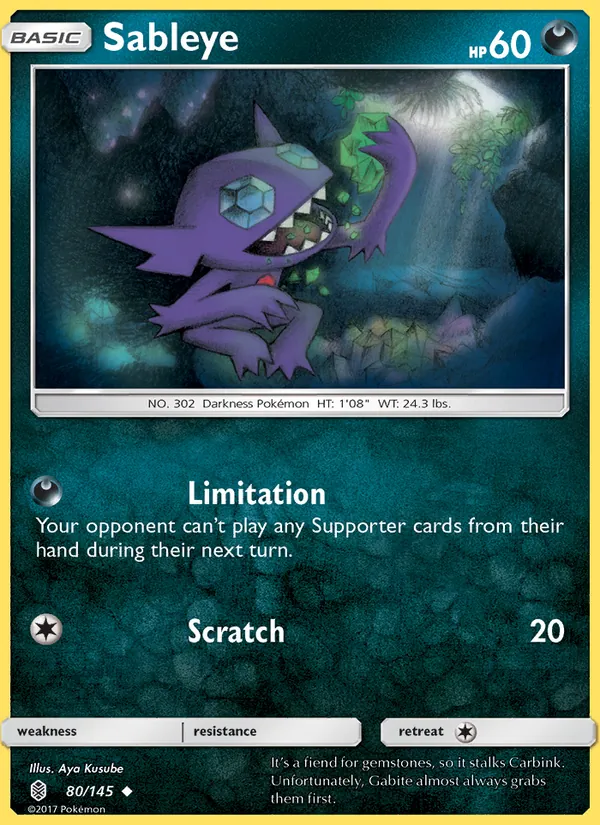 Sableye, Guardians Rising Nº 80