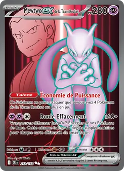 Mewtwo-ex de la Team Rocket, Rivalités Destinées Nº 213 Holo