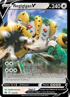 Regigigas V, Zénith Suprême No. 113 Holo