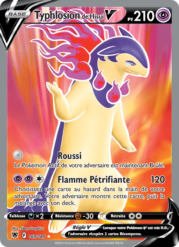 Typhlosion de Hisui V, Astres Radieux No. 169