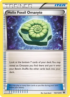 Helix Fossil Omanyte, Fates Collide No. 102 Normal