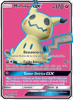Mimikyu GX, Truenos Perdidos No. 206 Normal