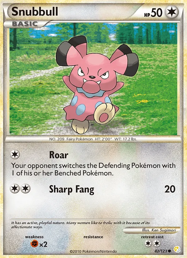 Snubbull, HeartGold SoulSilver No. 82