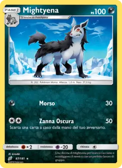 Mightyena, Gioco di Squadra Nº 87 Normal