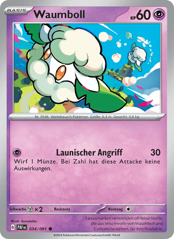 Waumboll, Paldeas Schicksale Nº 034