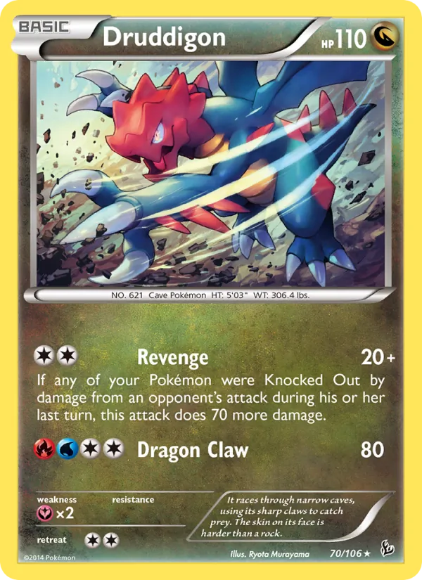 Druddigon, Flashfire No. 70