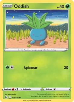 Oddish, Origen Perdido No. 001 Normal
