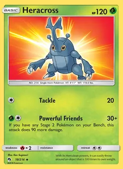 Heracross, Lost Thunder Nº 18 Normal