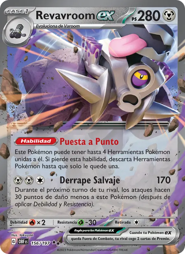 Revavroom ex, Llamas Obsidianas No. 156