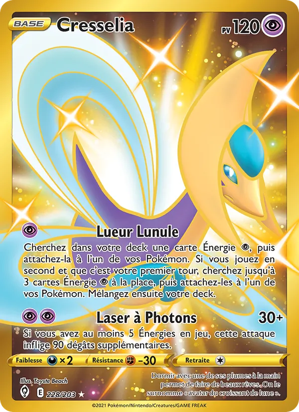 Cresselia, Évolution Céleste Nº 228