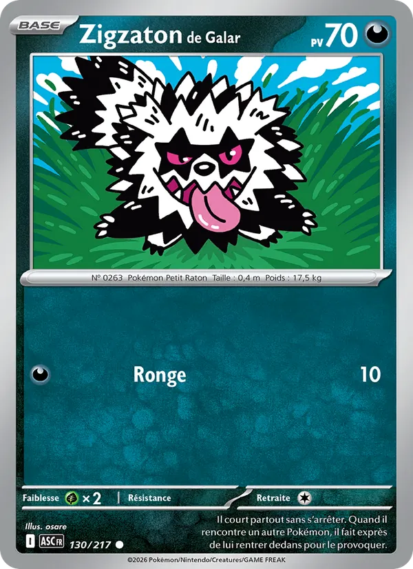 Zigzaton de Galar, Héros Transcendants Nº 130