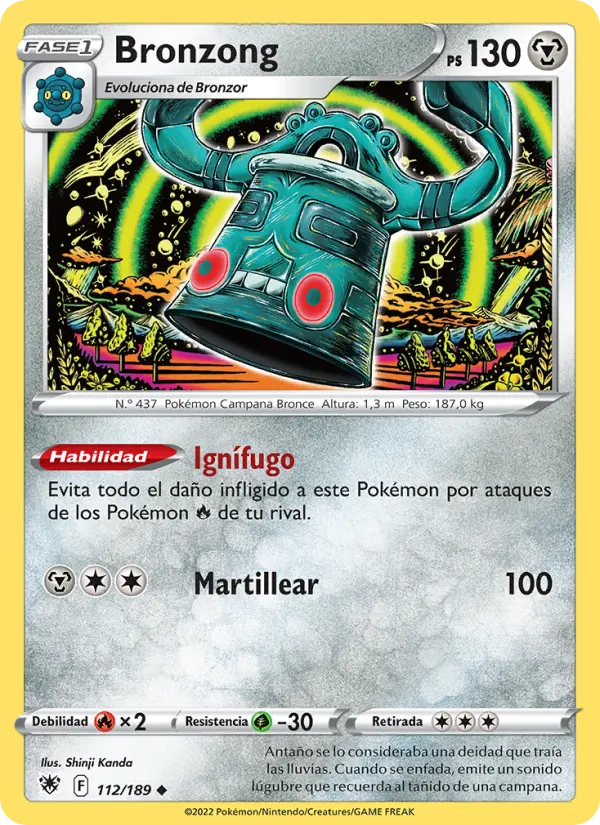Bronzong, Resplandor Astral No. 112
