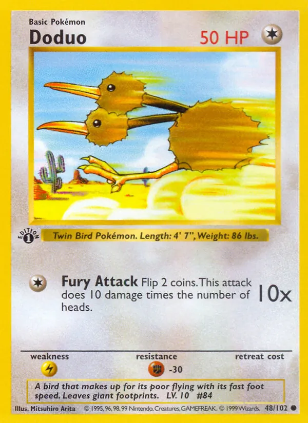 Doduo, Base Set No. 48