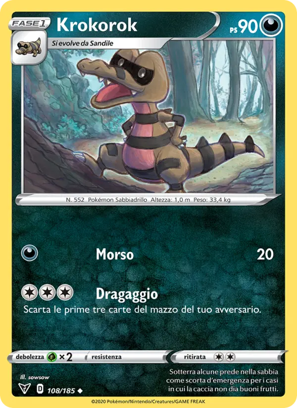 Krokorok, Voltaggio Sfolgorante Nº 108