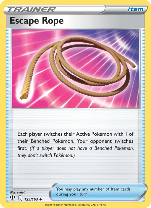 Escape Rope, Battle Styles No. 125