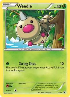 Weedle, Kalos Starter Set No. 1
