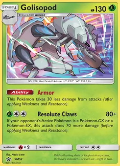 Golisopod, SM Black Star Promos Nº SM52 Normal