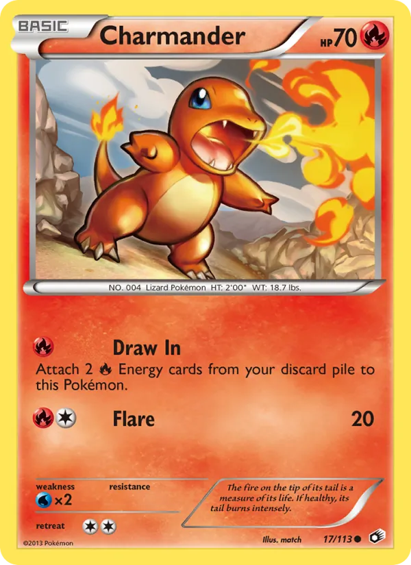Charmander, Legendary Treasures Nº 17