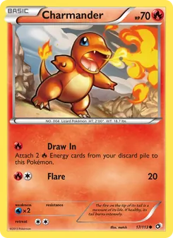 Charmander, Legendary Treasures Nº 17 Normal