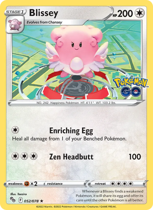 Blissey, Pokémon GO Nº 052