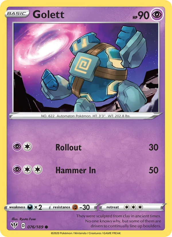 Golett, Darkness Ablaze No. 76