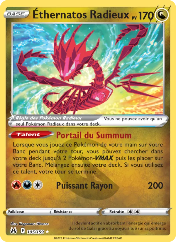Éthernatos Radieux, Zénith Suprême No. 105