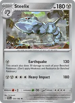 Steelix, Paradox Rift Nº 125 Holo