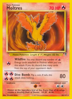 Moltres, Legendary Collection No. 30 Normal