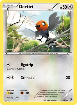 Dartiri, XY Nº 113 Normal