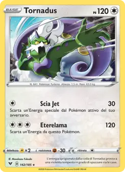 Tornadus, Voltaggio Sfolgorante No. 142 Holo