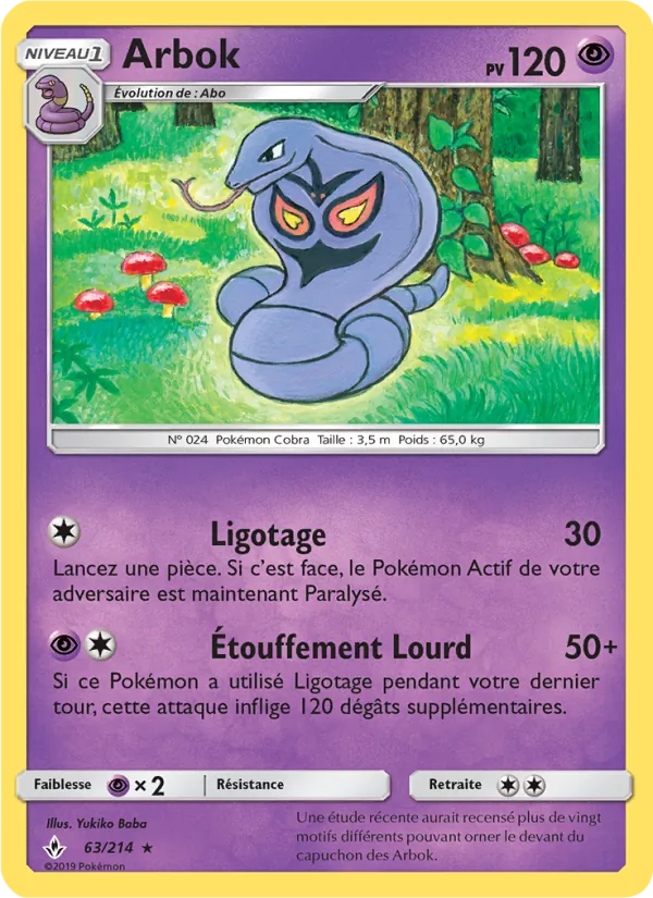 Arbok, Alliance Infaillible No. 63