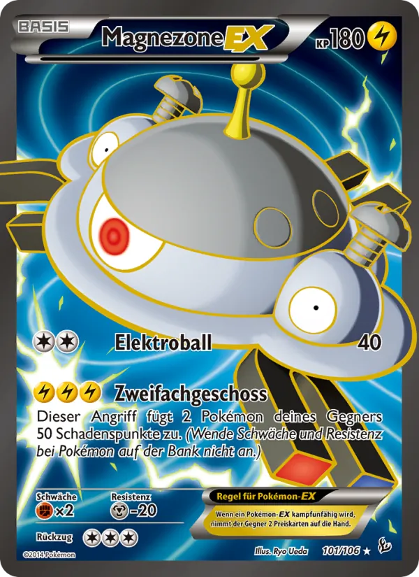 Magnezone EX, Flammenmeer No. 101