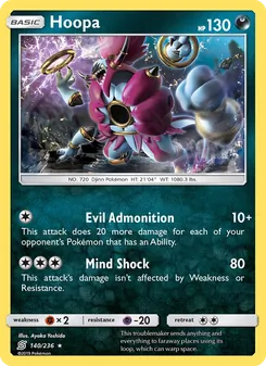 Hoopa, Unified Minds Nº 140 Normal