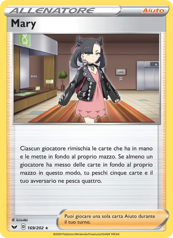 Mary, Spada e Scudo Nº 169